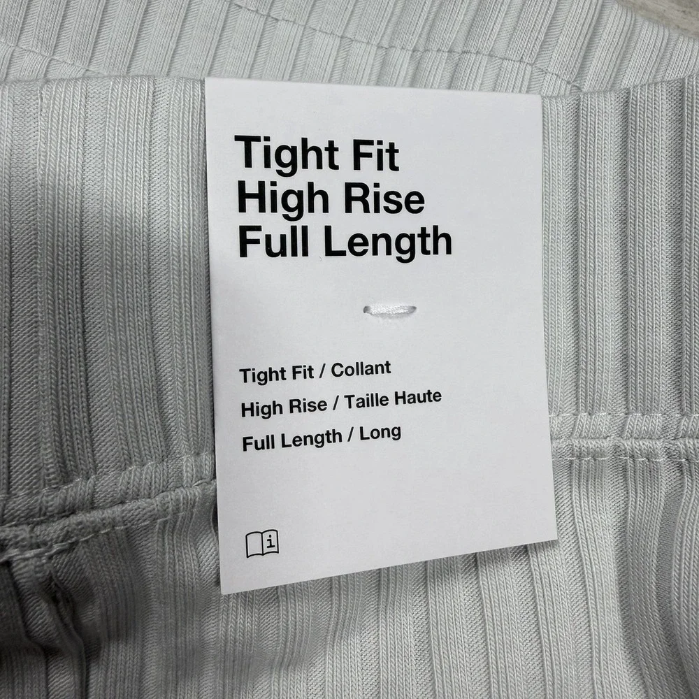 $80 Nike Women's‎ XL Sportswear High Waisted Ribbed Jersey Pants DV7868-025 NWT